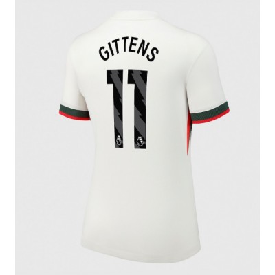 Chelsea Jamie Gittens #11 Gostujuci Dres za Ženska 2025-26 Kratak Rukav Chelsea Jamie Gittens #11 Gostujuci Dres za Ženska 2025-26 Kratak Rukav